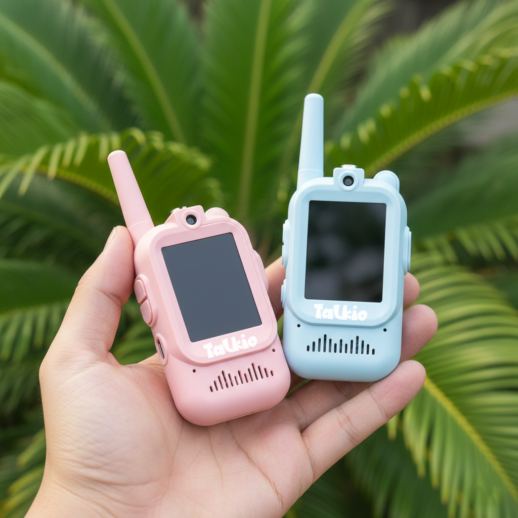 جهاز "المستكشف الصغير" 2 في 1 – كاميرا رقمية + جهاز لاسلكي