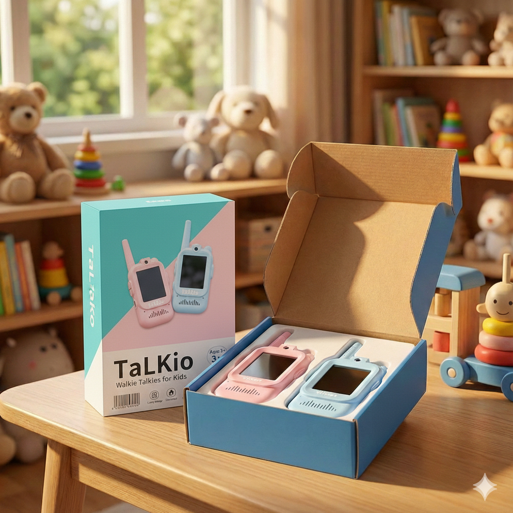 جهاز "المستكشف الصغير" 2 في 1 – كاميرا رقمية + جهاز لاسلكي